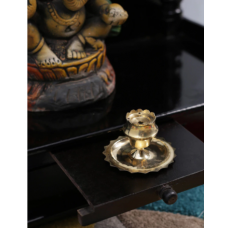 Gold Metal Incense Stand
